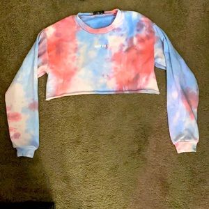 WHITE FOX CROPPED SHIRT